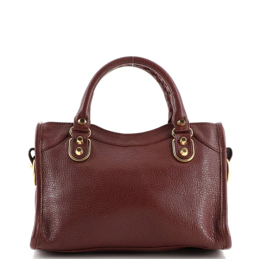Balenciaga City Classic Metallic Edge Bag Leather Mini Red - Picture 4 of 9